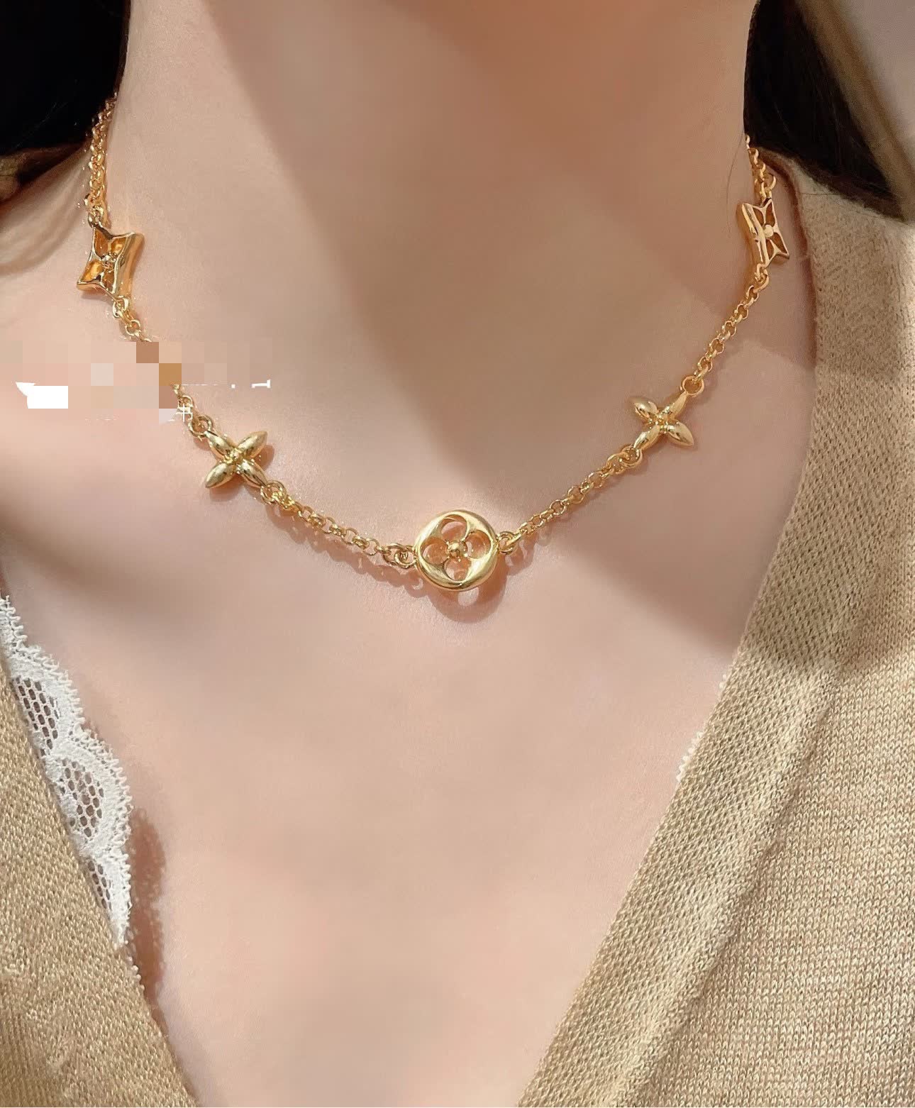 Louis Vuitton Gold Tone Bracelet
